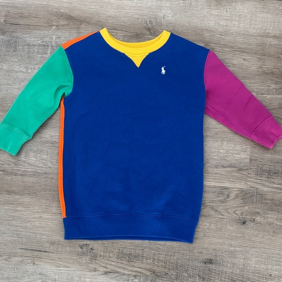 POLO RALPH LAUREN Colorful Kids Sweatshirt Authentic 3T - Picture 1 of 5